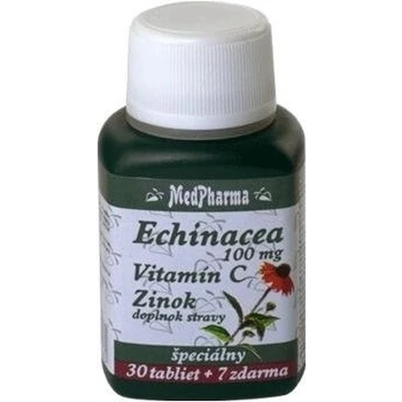 MedPharma ECHINACEA 100MG, VITAMINE C, ZINC 1×37 tbl, complément alimentaire