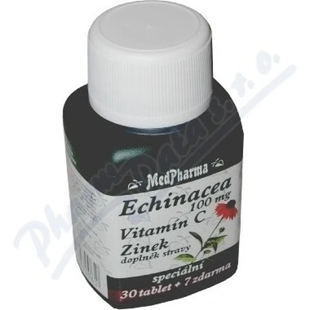 MedPharma ECHINACEA 100MG, VITAMINE C, ZINC 1×37 tbl, complément alimentaire