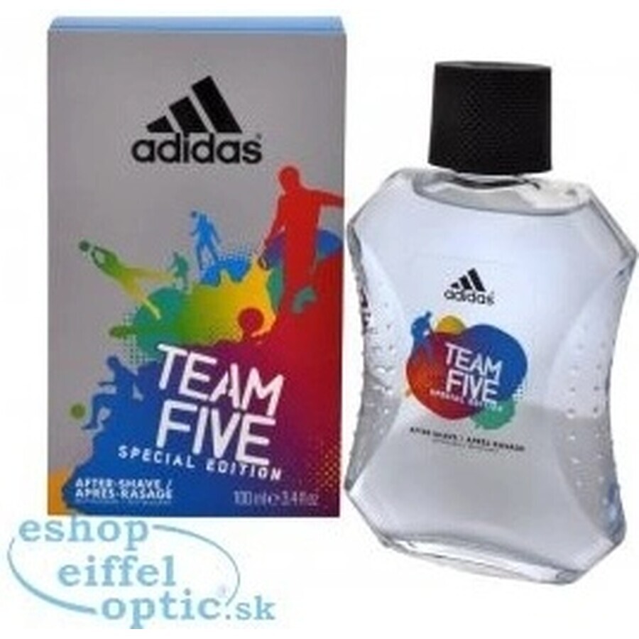 Adidas Team Five Aftershave 100ml 1×100ml, aftershave Adidas Team Five Aftershave 100ml 1×100ml, aftershave