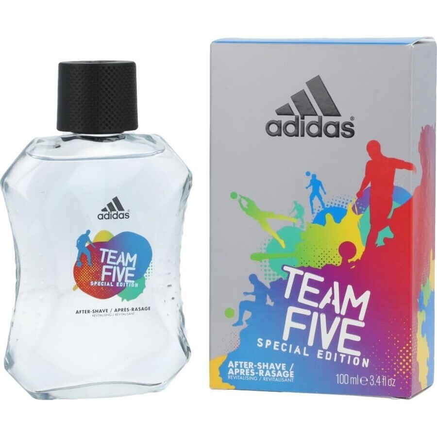 Adidas Team Five Aftershave 100ml 1×100ml, aftershave Adidas Team Five Aftershave 100ml 1×100ml, aftershave