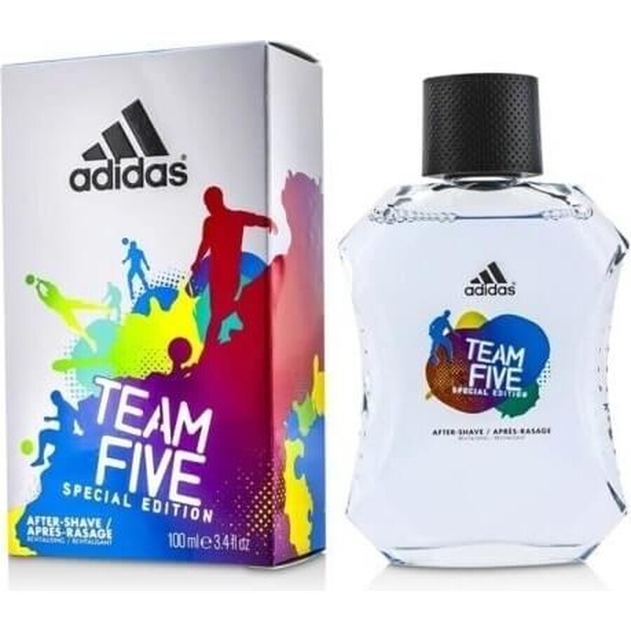 Adidas Team Five Aftershave 100ml 1×100ml, aftershave Adidas Team Five Aftershave 100ml 1×100ml, aftershave