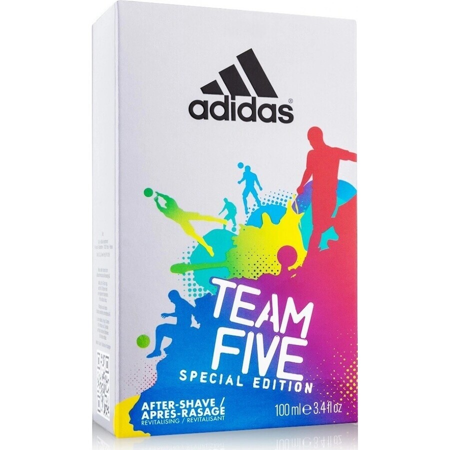 Adidas Team Five Aftershave 100ml 1×100ml, aftershave Adidas Team Five Aftershave 100ml 1×100ml, aftershave