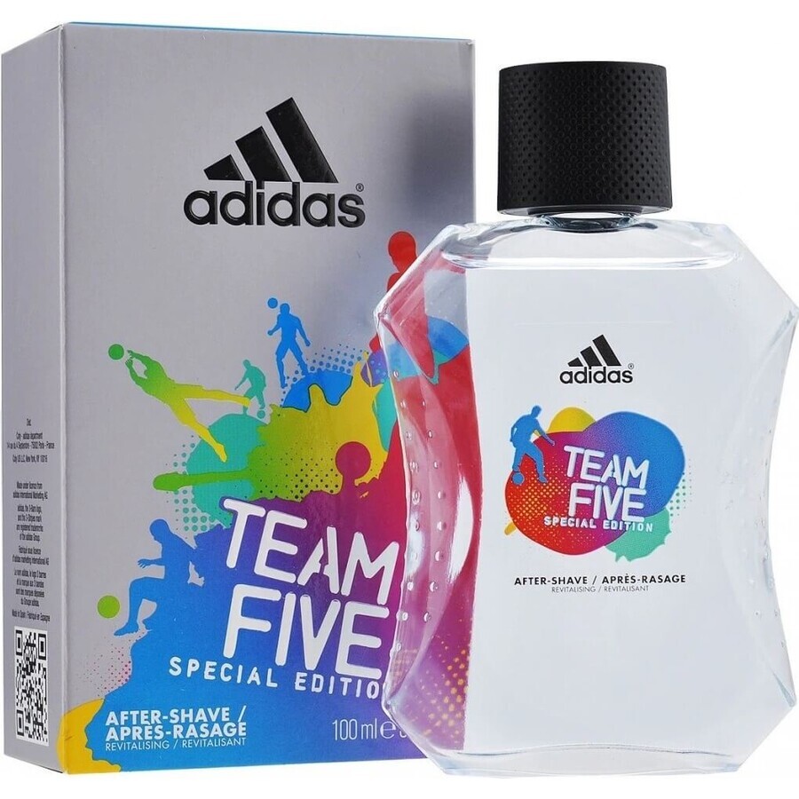 Adidas Team Five Aftershave 100ml 1×100ml, aftershave Adidas Team Five Aftershave 100ml 1×100ml, aftershave