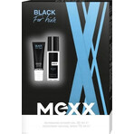 MEXX BLACK MAN deodorant 75ML + gel de duș 50ML 1×1pc, set de cosmetice pentru bărbați MEXX BLACK MAN deodorant 75ML + gel de duș 50ML 1×1pc, set de cosmetice pentru bărbați