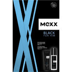 MEXX BLACK MAN deodorant 75ML + gel de duș 50ML 1×1pc, set de cosmetice pentru bărbați MEXX BLACK MAN deodorant 75ML + gel de duș 50ML 1×1pc, set de cosmetice pentru bărbați