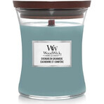 WoodWick Evergreen Evergreen Cashmere mittelgroße Kerze 1×275 g, Duftkerze WoodWick Evergreen Evergreen Cashmere mittelgroße Kerze 1×275 g, Duftkerze