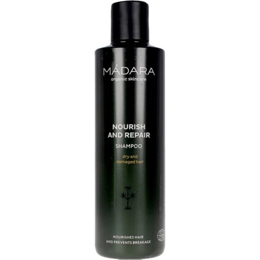 Mádara Shampoo for dry and damaged hair 1×250 ml, certified natural shampoo