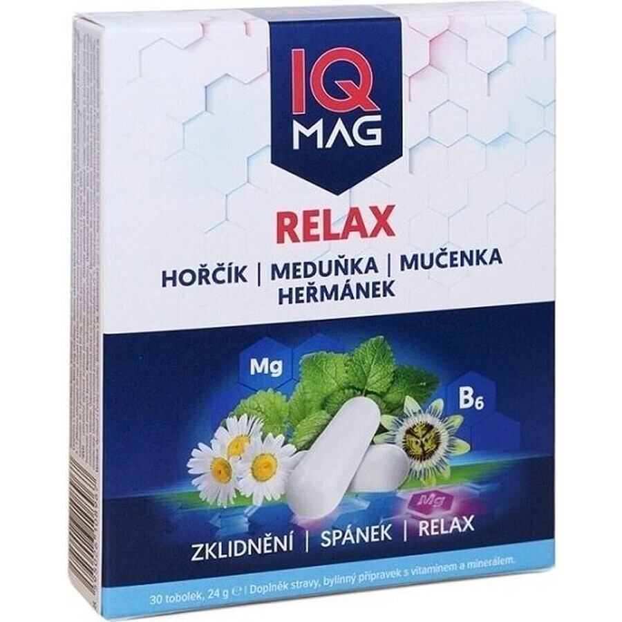 IQ MAG Relax Magnesium 1×30 cps, Nahrungsergänzungsmittel