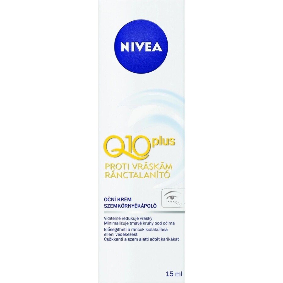 NIVEA Firming Eye Cream Q10 POWER 1×15 ml, crème anti-rides pour les yeux