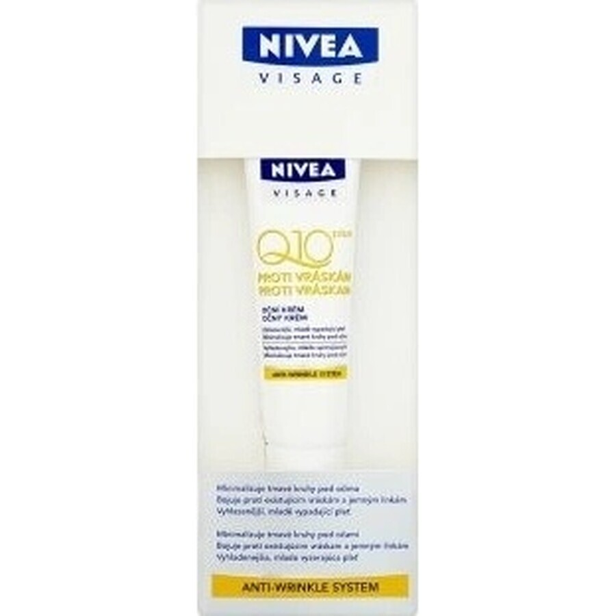 NIVEA Firming Eye Cream Q10 POWER 1×15 ml, crème anti-rides pour les yeux