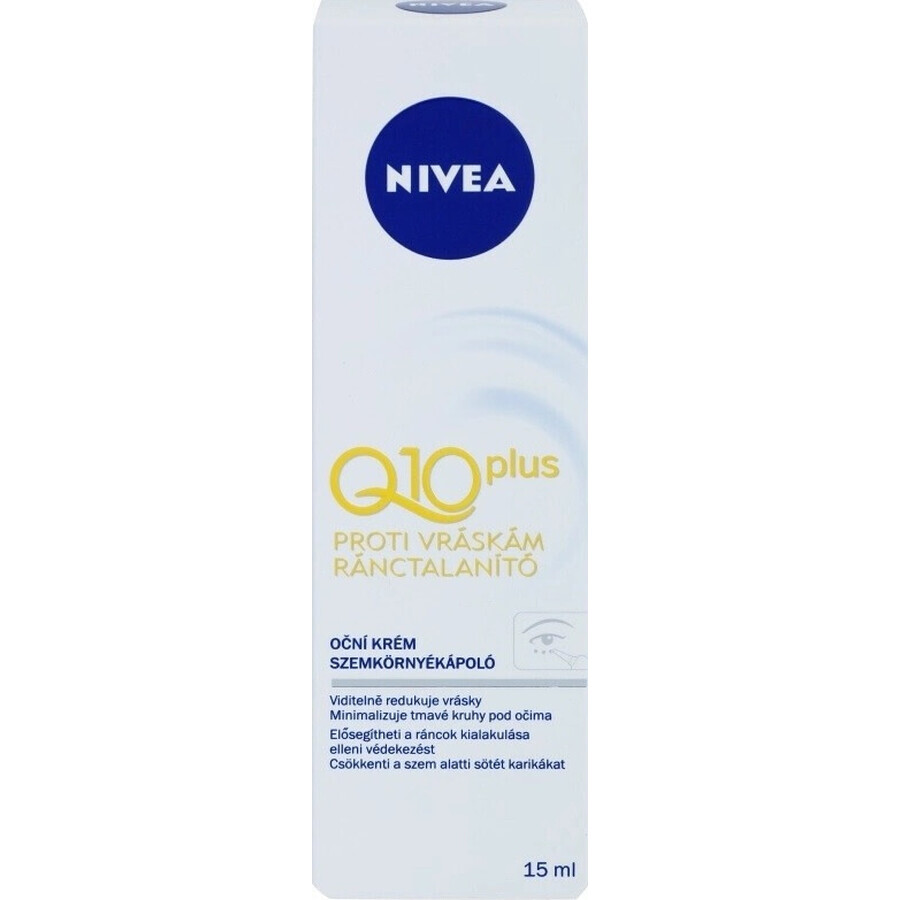 NIVEA Firming Eye Cream Q10 POWER 1×15 ml, crème anti-rides pour les yeux