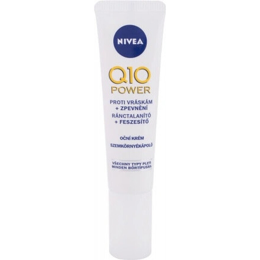 NIVEA Firming Eye Cream Q10 POWER 1×15 ml, crème anti-rides pour les yeux