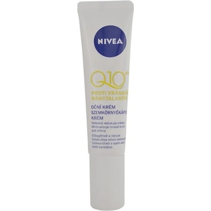NIVEA Firming Eye Cream Q10 POWER 1×15 ml, crème anti-rides pour les yeux