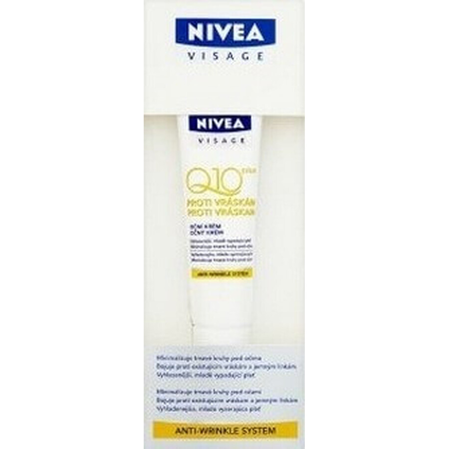 NIVEA Firming Eye Cream Q10 POWER 1×15 ml, crème anti-rides pour les yeux