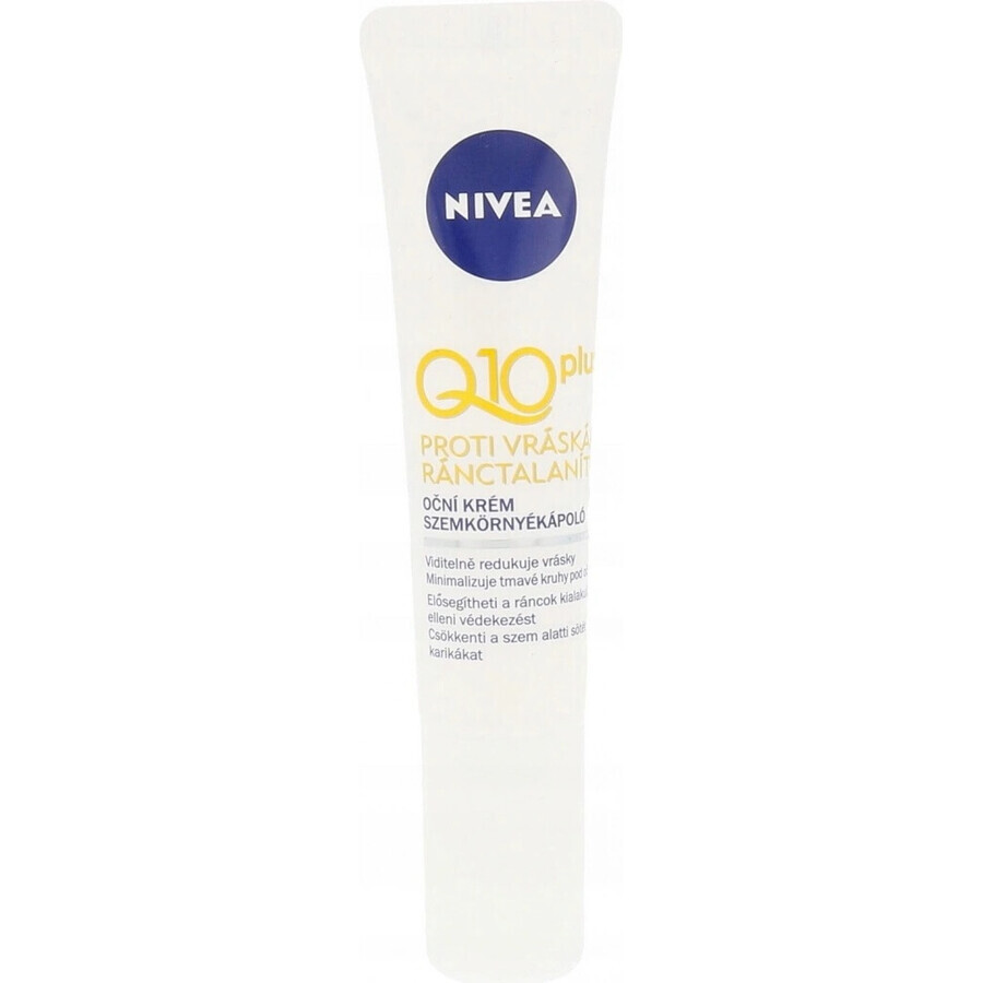 NIVEA Firming Eye Cream Q10 POWER 1×15 ml, crème anti-rides pour les yeux
