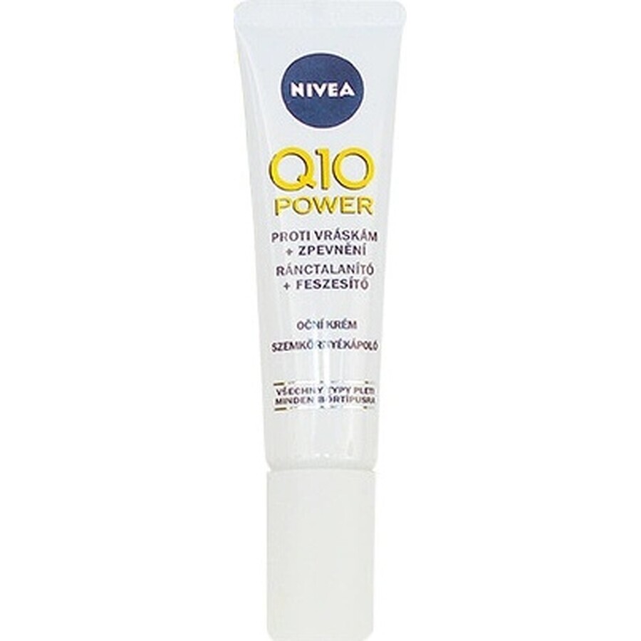 NIVEA Firming Eye Cream Q10 POWER 1×15 ml, crème anti-rides pour les yeux