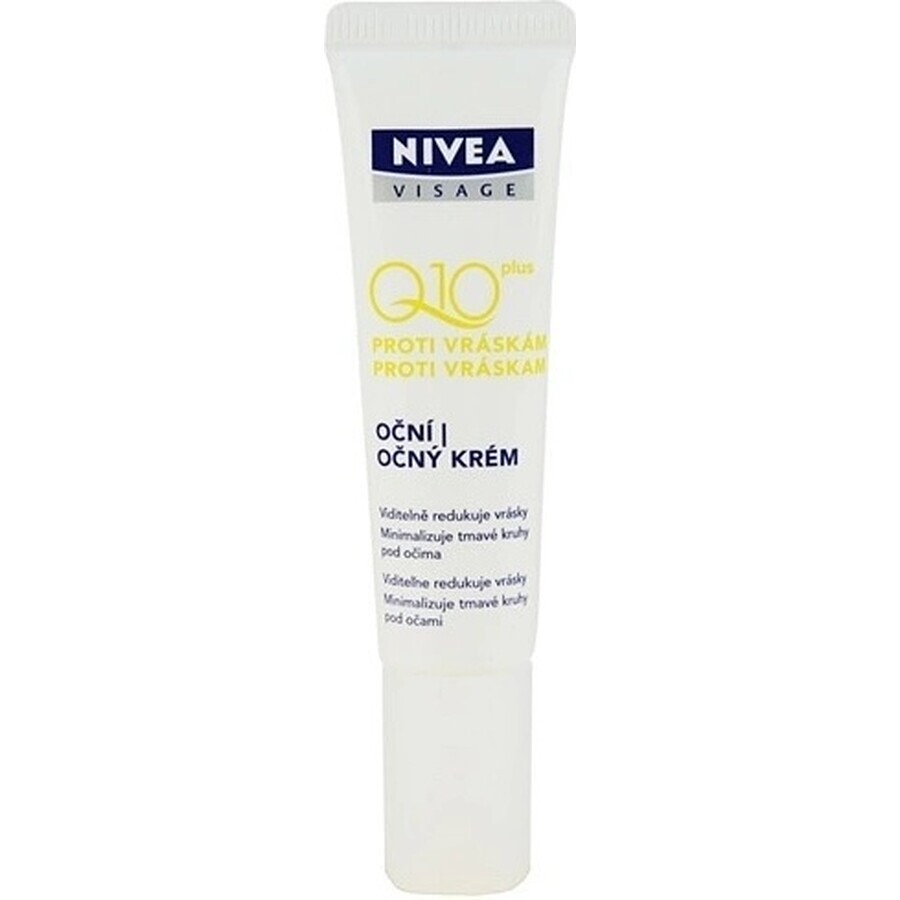 NIVEA Firming Eye Cream Q10 POWER 1×15 ml, crème anti-rides pour les yeux