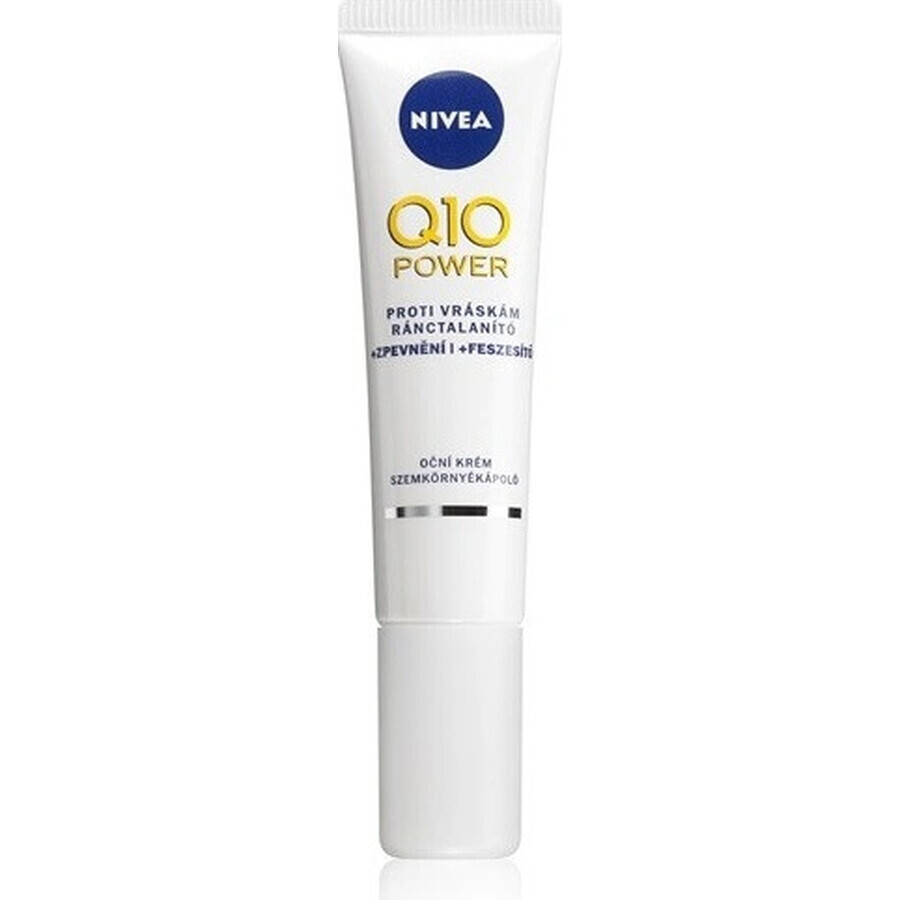 NIVEA Firming Eye Cream Q10 POWER 1×15 ml, crème anti-rides pour les yeux