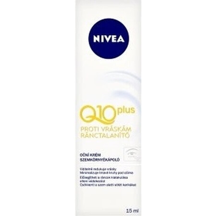 NIVEA Firming Eye Cream Q10 POWER 1×15 ml, crème anti-rides pour les yeux