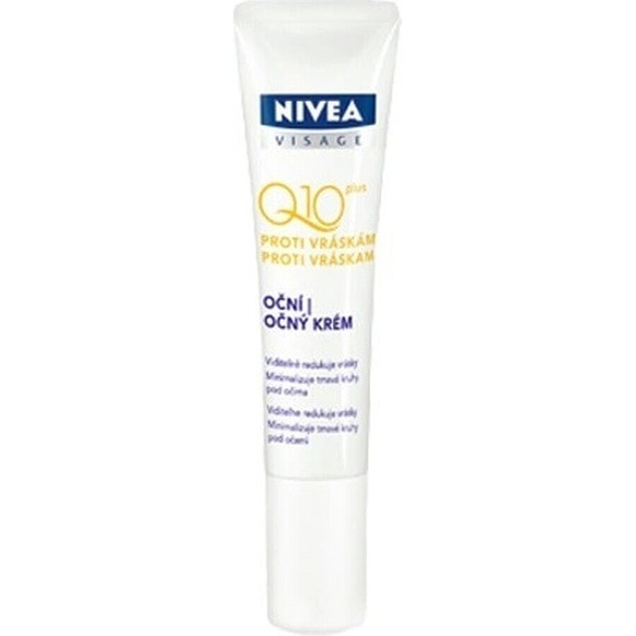 NIVEA Firming Eye Cream Q10 POWER 1×15 ml, crème anti-rides pour les yeux
