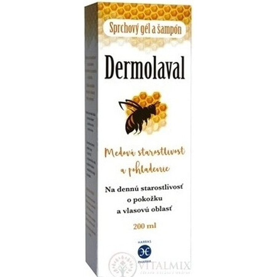 Dermolaval Gel douche et shampooing 1×200 ml, gel douche