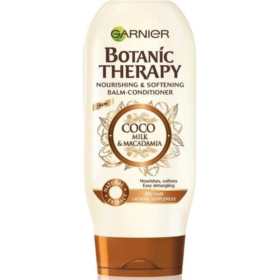 Garnier TERAPIA BOTÁNICA BÁLSAMO DE COCO 1×200 ml, acondicionador capilar