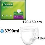 DEPEND Briefs SUPER PLUS L 1×15 Stück, atmungsaktive Windeln DEPEND Briefs SUPER PLUS L 1×15 Stück, atmungsaktive Windeln