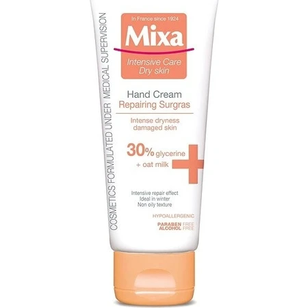 Mixa Handcreme 1×100 ml, Handcreme für rissige Hände