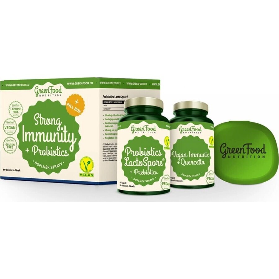 GreenFood Nutrition STRONG IMMUN+Probio+Pillbox 1×1set
