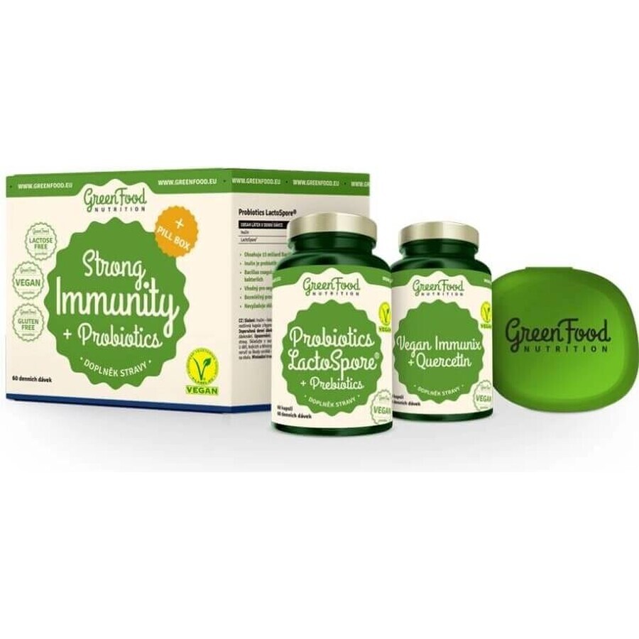 GreenFood Nutrition STRONG IMMUN+Probio+Pillbox 1×1set