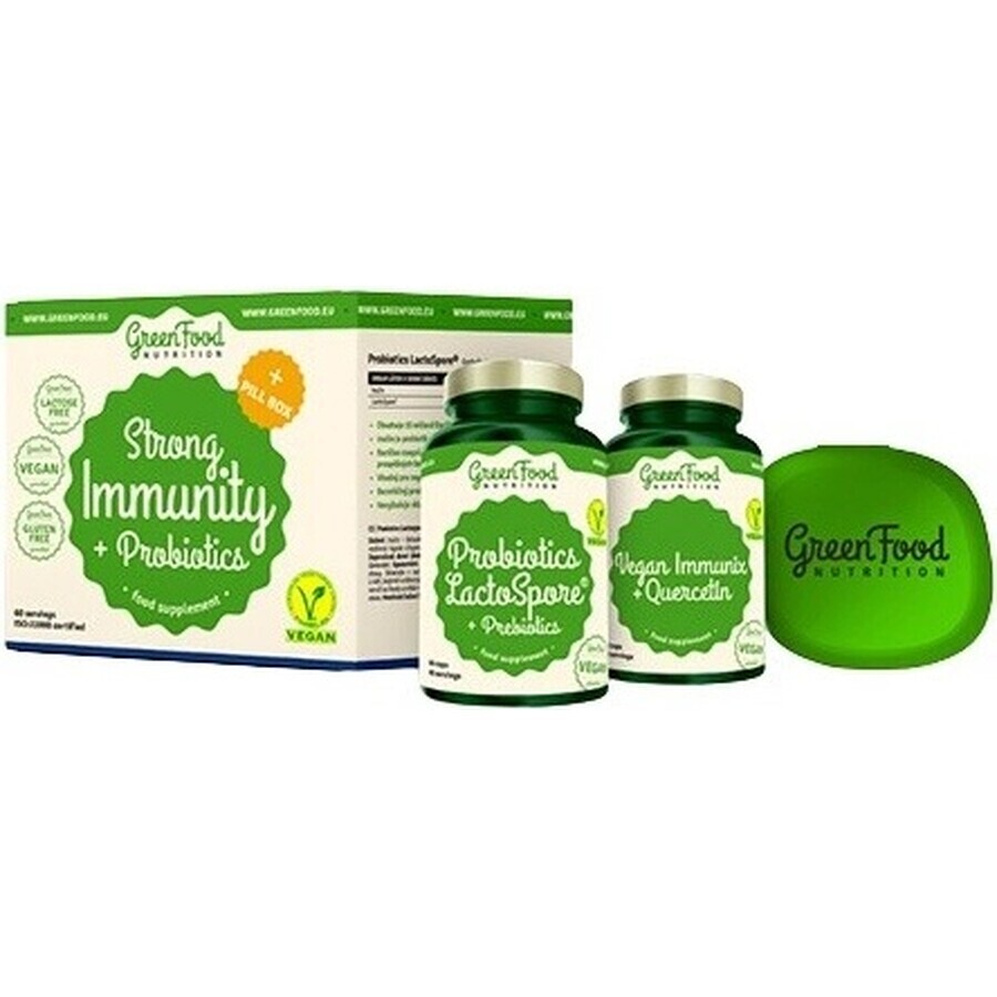 GreenFood Nutrition STRONG IMMUN+Probio+Pillbox 1×1set