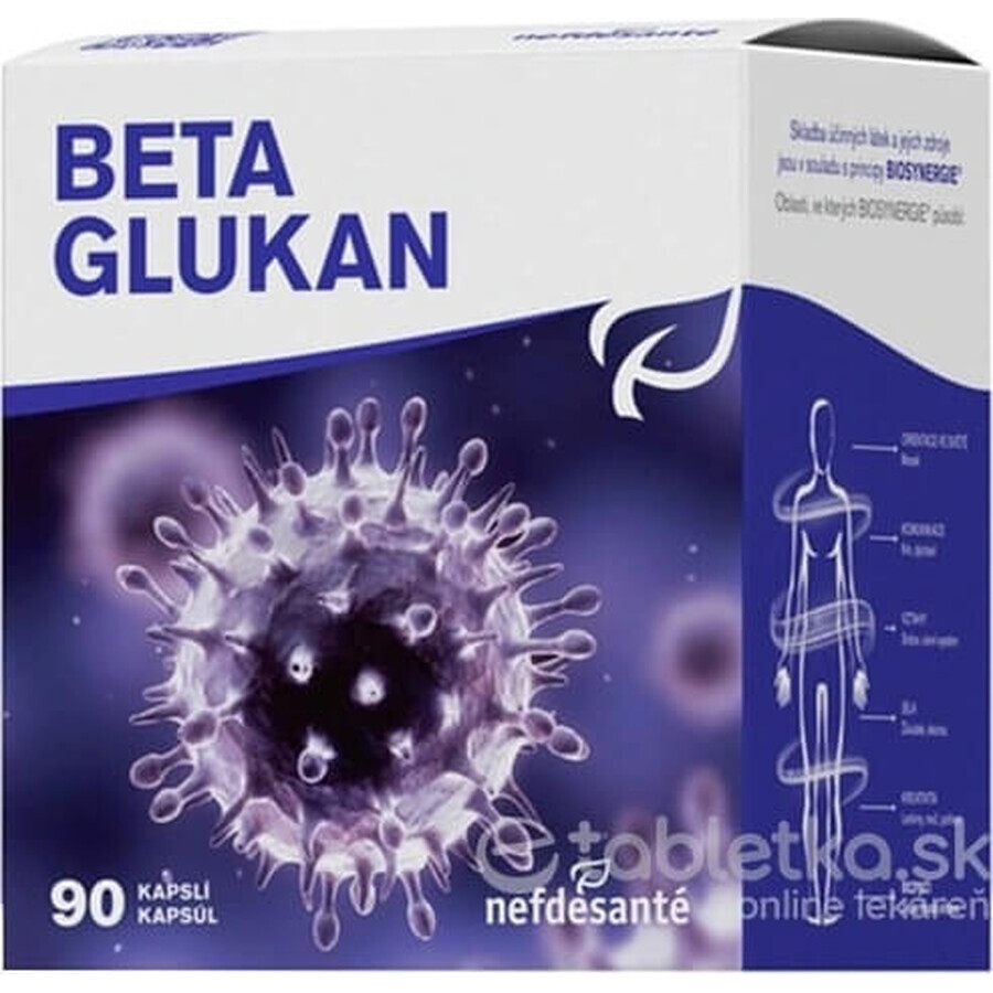 nefdesanté BETA GLUCAN 100 mg 9×10 cps, complemento alimenticio