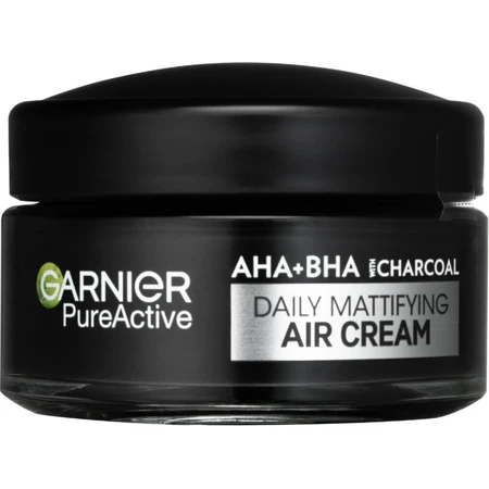 Garnier Pure Active AHA + BHA light day cream 3in1 day cream with activated charcoal 1×50 ml, day cream