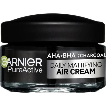 Garnier Pure Active AHA + BHA light day cream 3in1 day cream with activated charcoal 1×50 ml, day cream