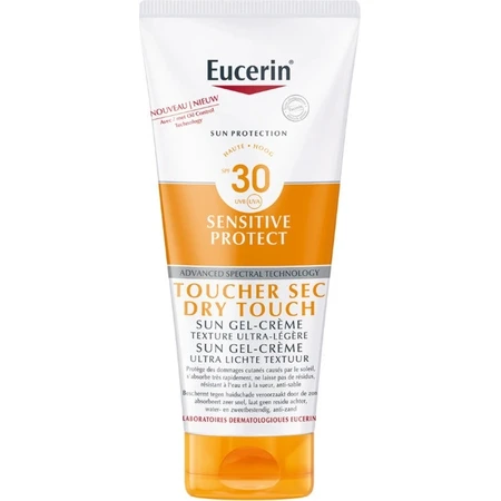 Eucerin SUN SENSITIVE PROTECT Niños Gel Crema SENSITIVE PROTECT FPS 50+, 200 ml 1×200 ml, gel crema