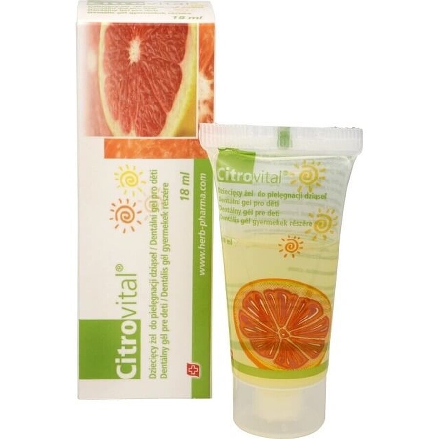 Citrovital Gel per denti per bambini 1×18 ml, gel per denti per bambini