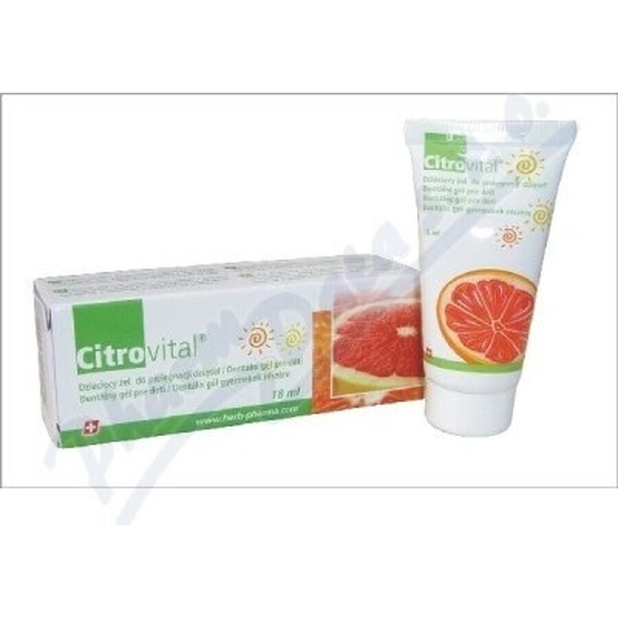 Citrovital Gel per denti per bambini 1×18 ml, gel per denti per bambini
