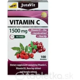 JutaVit Vitamine C 1500 mg 1×100 tbl, voedingssupplement