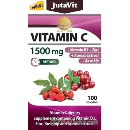 JutaVit Vitamine C 1500 mg 1×100 tbl, voedingssupplement