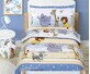 Children&#39;s bed linen BE&#193;TA 90/036 safari blue 100x135,45x60