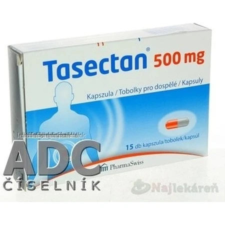 Tasectan 500 mg 1×15 cps, 500 mg Nahrungsergänzungsmittel