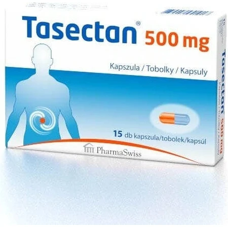 Tasectan 500 mg 1×15 cps, 500 mg Nahrungsergänzungsmittel