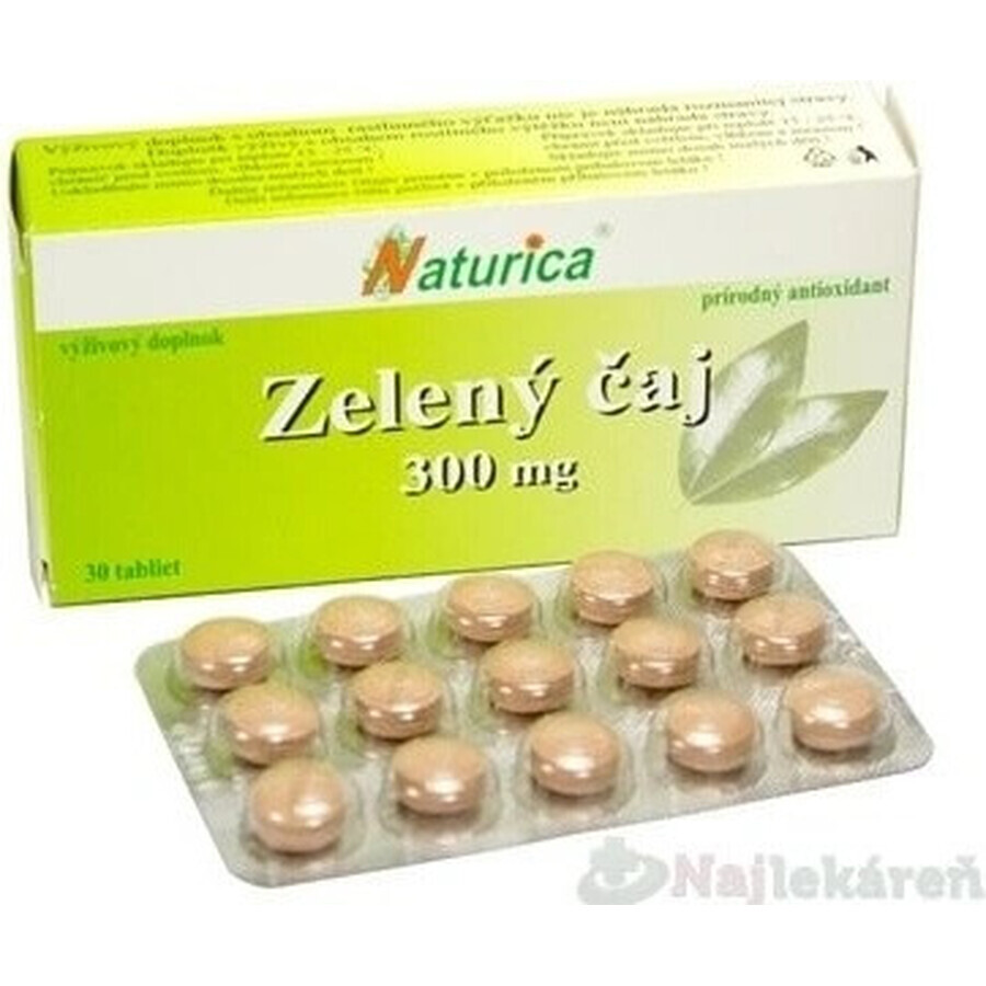 Naturica GREEN TEA 300 mg 1×30 tbl, green tea