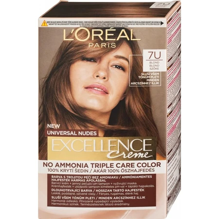 L'Oréal Paris Excellence Universal Nudes Excellence Universal Nudes 7U coloration permanente 1×1 pc, coloration cheveux