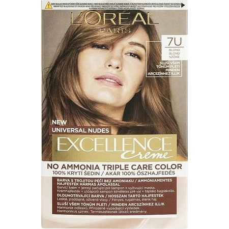 L'Oréal Paris Excellence Universal Nudes Excellence Universal Nudes 7U coloration permanente 1×1 pc, coloration cheveux