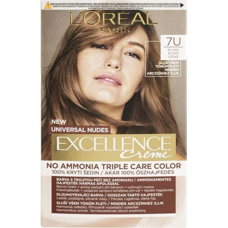 L'Oréal Paris Excellence Universal Nudes Excellence Universal Nudes 7U coloration permanente 1×1 pc, coloration cheveux