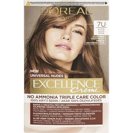 L'Oréal Paris Excellence Universal Nudes Excellence Universal Nudes 7U coloration permanente 1×1 pc, coloration cheveux