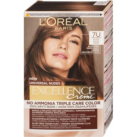 L'Oréal Paris Excellence Universal Nudes Excellence Universal Nudes 7U coloration permanente 1×1 pc, coloration cheveux