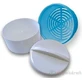 Dental jar OBZOR 1×1 pc, white-blue