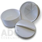 Dental jar OBZOR 1×1 pc, white-blue